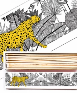 Archivist Gallery Cheetah In The White Jungle Luxury Long Match Box Havana Tropicana