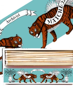 Archivist Gallery Luxury Long Match Box Long Tiger Rose & Thorn