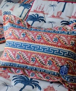 The Design Yard Samothraki Outdoor Cushion, Rectangle Blue Skies Ahead