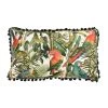 Havana Tropicana Mind The Gap - LINEN CUSHIONS - Parrots Of Brazil