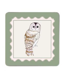 New Bell Hutley Coasters Set Of Six - Barn Owl