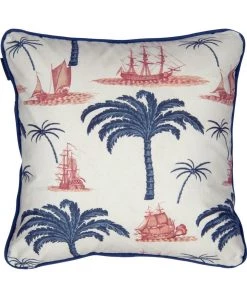 The Design Yard Blue Skies Ahead Aegean Outdoor Cushion