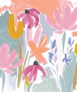 Candice Gray A3 Flower Meadow Print New