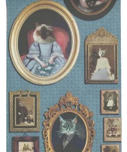 The Graduate Collection Les Jardins Royaux Cavalcade Of Cats Wallpaper