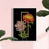 Hope Chrysanthemums Floral Print, By The Print Florist 1 Hope Chrysanthemums Floral Print, By The Print Florist