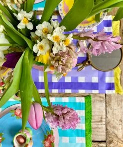 Rice By Rice New Ceramic Floral Side Plate - Pink & Yellow