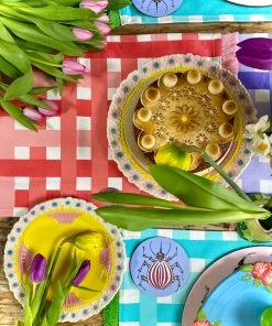 Rice By Rice Ceramic Floral Side Plate - Blue 7 Rice By Rice Ceramic Floral Side Plate - Blue