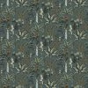 Josephine Munsey Woodland Floor Fabric Petrol And Sage