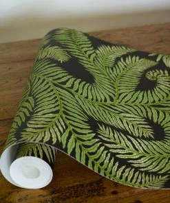 Josephine Munsey Bombe's Fernery Wallpaper In Olive & Celadon Les Jardins Royaux 27 Josephine Munsey Bombe's Fernery Wallpaper In Olive & Celadon Les Jardins Royaux