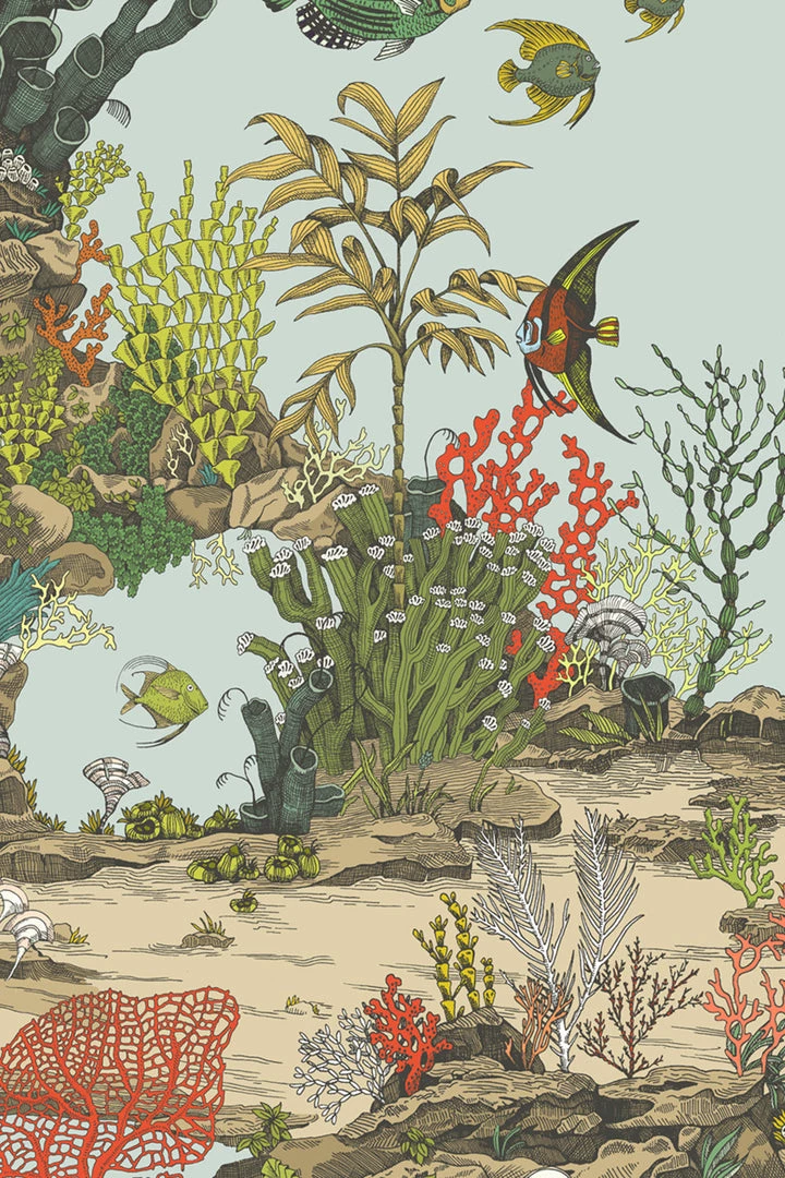 Josephine Munsey Underwater Jungle Wallpaper In Graphite 9 Josephine Munsey Underwater Jungle Wallpaper In Graphite