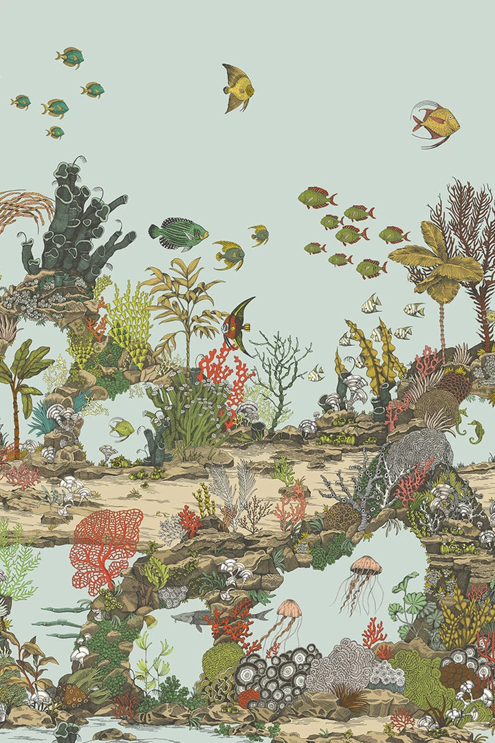 Josephine Munsey Underwater Jungle Wallpaper In Graphite 10 Josephine Munsey Underwater Jungle Wallpaper In Graphite