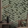 Josephine Munsey Labyrinth Wallpaper Eucalyptus Les Jardins Royaux 2 Josephine Munsey Labyrinth Wallpaper Eucalyptus Les Jardins Royaux