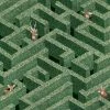 Josephine Munsey Labyrinth With Deer Wallpaper