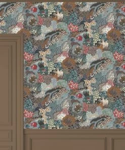 Josephine Munsey Whimsical Clumps In Olive, Brown & Blue