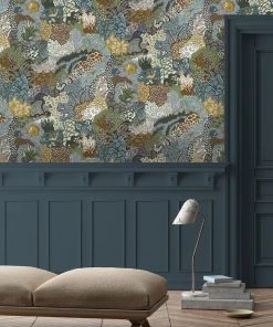 Josephine Munsey Whimsical Clumps In Olive, Brown & Blue