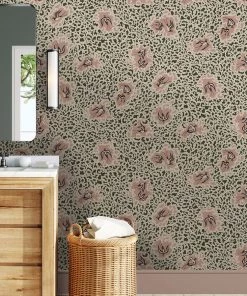 Josephine Munsey The Craftsman Bea's Swallows Wallpaper Cliffwell Stone And Radmoor Blue