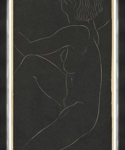 Mind The Gap Framed Art FEMALE NUDE BY ERIC GILL