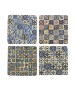 Thedesignyarduk Patchwork Coasters Set Of Four