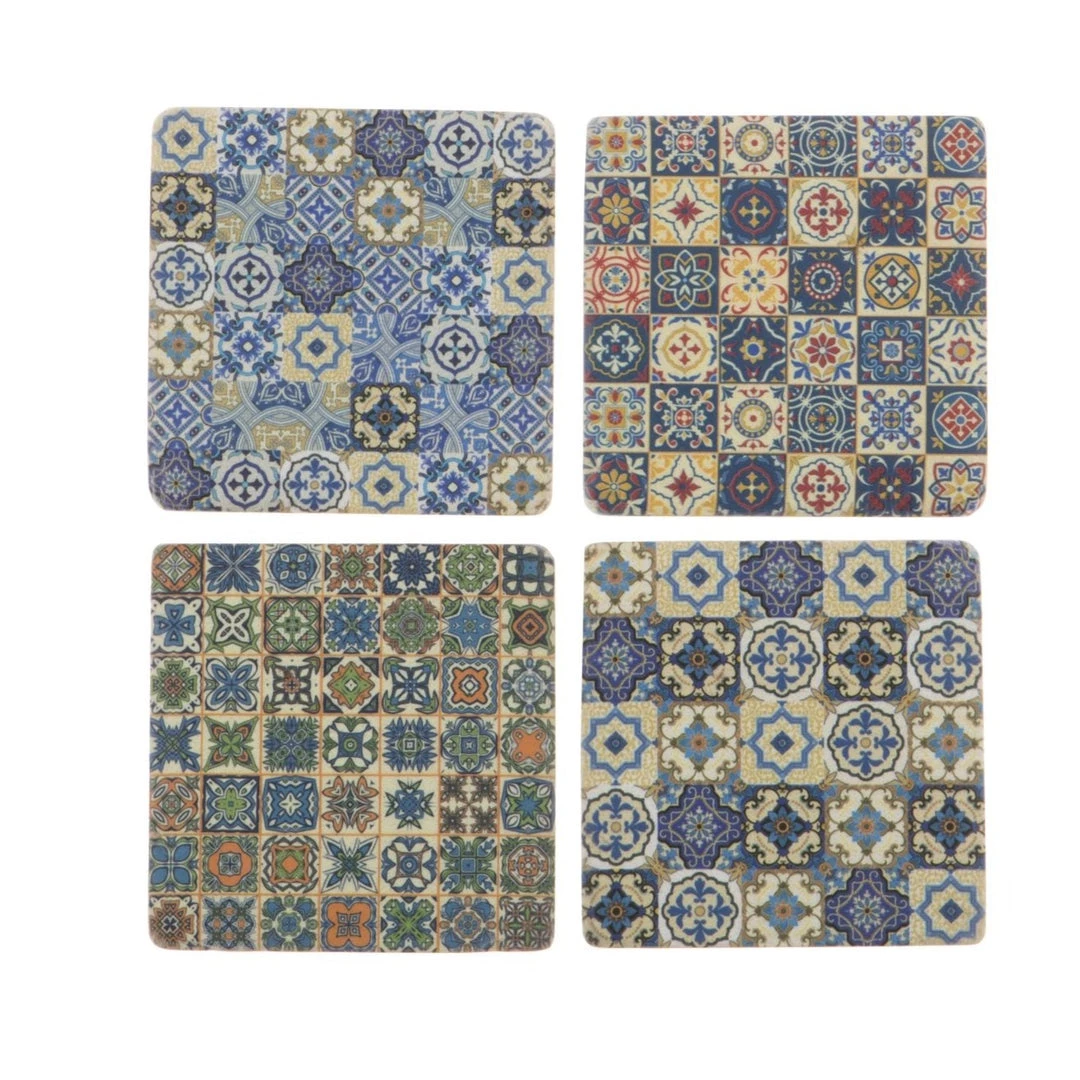 Thedesignyarduk Patchwork Coasters Set Of Four 3 Thedesignyarduk Patchwork Coasters Set Of Four