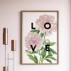 Love Peony Floral Print, By The Print Florist Bohemian Dream