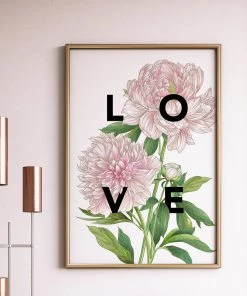 Love Peony Floral Print, By The Print Florist Bohemian Dream