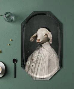 Ibride L'Agneau Ellipse Wall Trays Wall Art