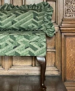 Josephine Munsey Labyrinth Fabric Green New