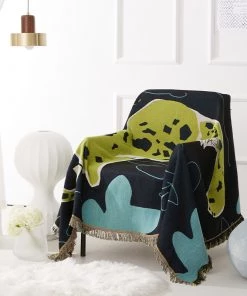 Memphis To Miami Stray Studio Blankets And Throws - Leo