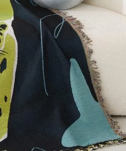 Memphis To Miami Stray Studio Blankets And Throws - Leo