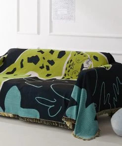 Memphis To Miami Stray Studio Blankets And Throws - Leo