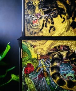 Lady Griddilebone Leopardess Vintage Drinks Cabinet Rose & Thorn 25 Lady Griddilebone Leopardess Vintage Drinks Cabinet Rose & Thorn