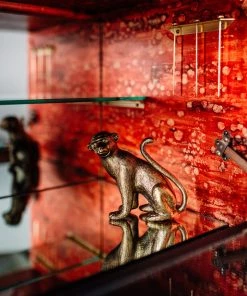 Lady Griddilebone Leopardess Vintage Drinks Cabinet Rose & Thorn 22 Lady Griddilebone Leopardess Vintage Drinks Cabinet Rose & Thorn