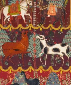 Mind The Gap New Woodstock Collection, Carnaval Green Wallpaper