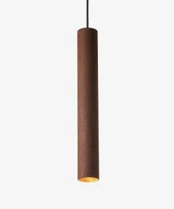 Thedesignyarduk The Craftsman ROEST 45 VERTICAL PENDANTS NATURAL & ZINC - Graypants Lighting