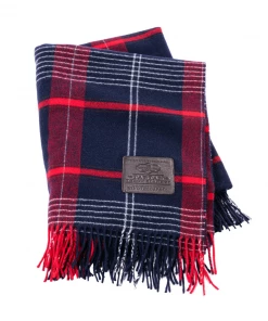 Mind The Gap Folk Couture Sutherlands Plaid Throw Blanket