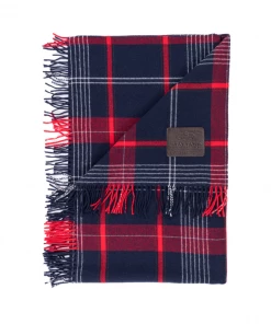Mind The Gap Folk Couture Sutherlands Plaid Throw Blanket