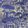The Monkey Puzzle Tree New 'All Tomorrow's Futures' Ocean Blue Linen By Alexis Snell