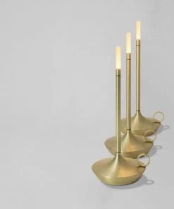Graypants WICK CORDLESS LIGHT - Brushed Brass