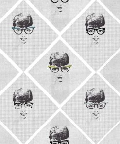 Mind The Gap Female Illusion Wallpaper