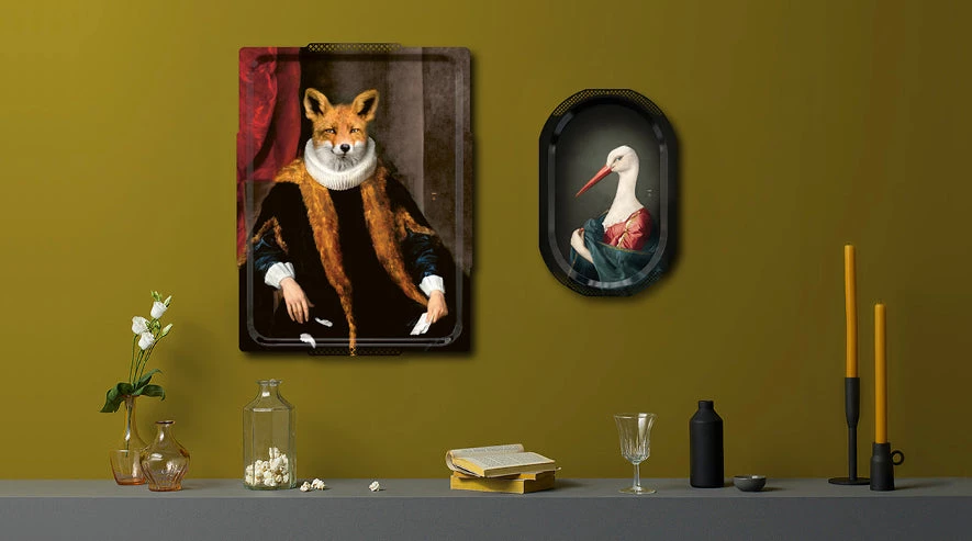 Ibride Le Goupil Wall Tray Les Jardins Royaux 3 Ibride Le Goupil Wall Tray Les Jardins Royaux