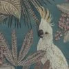 BN Panthera Cockatoo Print Wallpaper - Teal