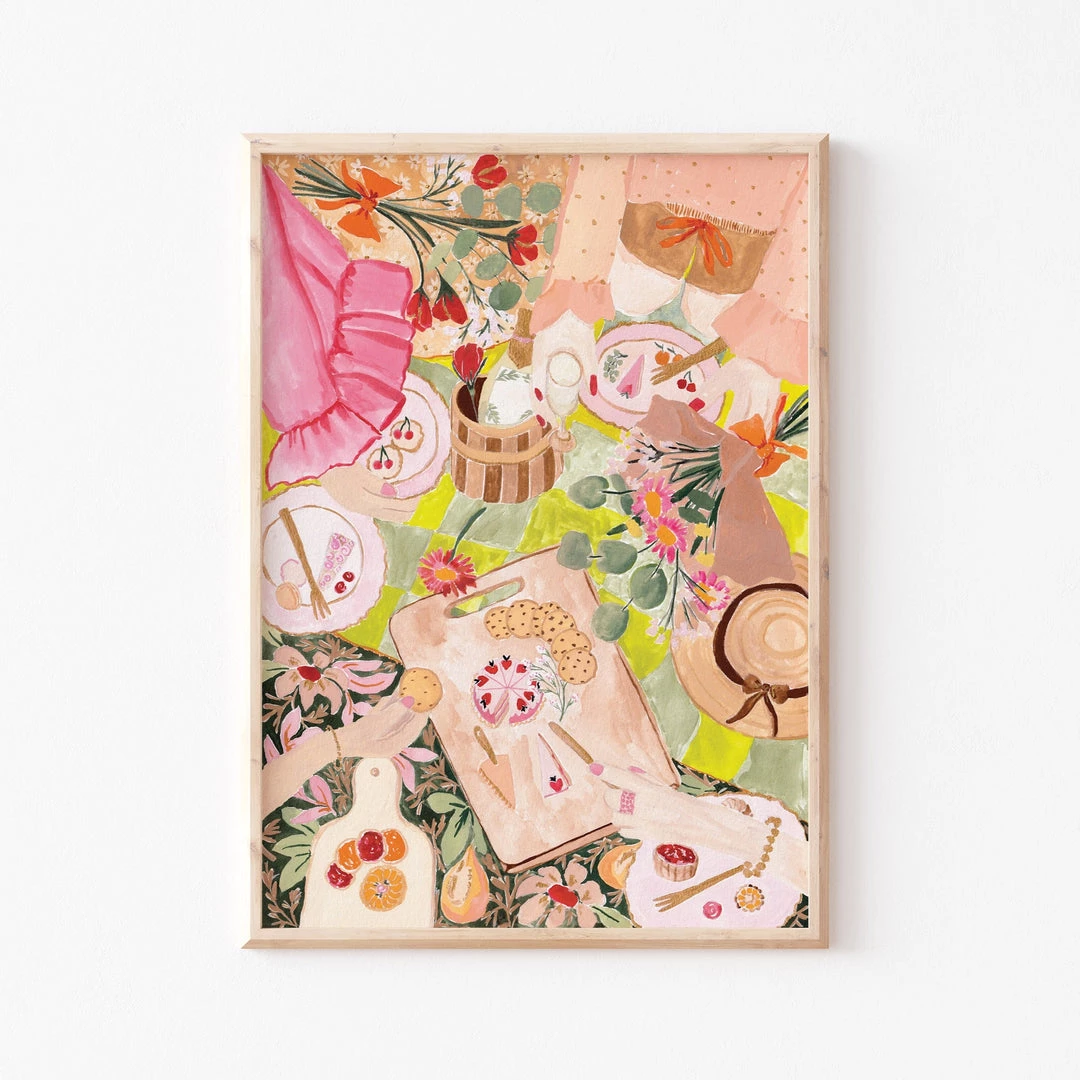 Candice Gray A3 Picnic Print 3 Candice Gray A3 Picnic Print