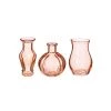 Sass & Belle Set Of 3 Pink Recycled Vases Small 1 Sass & Belle Set Of 3 Pink Recycled Vases Small