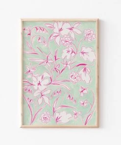 Candice Gray New A3 Pink One Colour Print