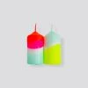 Pink Stories Neon Pillar Candles Rainbow Wings - Set Of 2 Bohemian Dream 2 Pink Stories Neon Pillar Candles Rainbow Wings - Set Of 2 Bohemian Dream