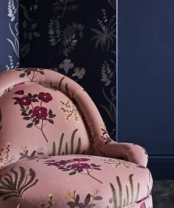 Liberty Fabrics Botanical Flora Velvet Wellington Fabric, Jade New