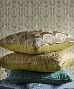 Liberty Fabrics Deco Scallop Multi Jacquard Fabric, Pewter New