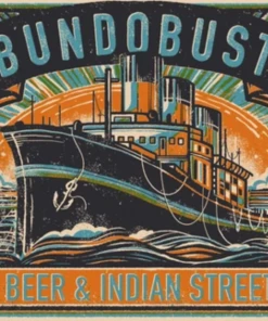 The Monkey Puzzle Tree New 'Hit The North' Superwide Cork Wallpaper By Drew Millward