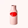 Rice By Rice Large Pink Red Lips Vase Rose & Thorn