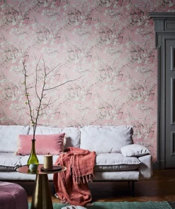 BN Van Gogh Wallpaper - Almond Blossom White Mint Les Jardins Royaux
